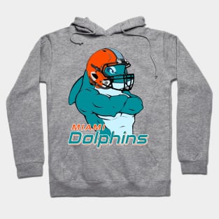 Muscular dolphins Fan Hoodie